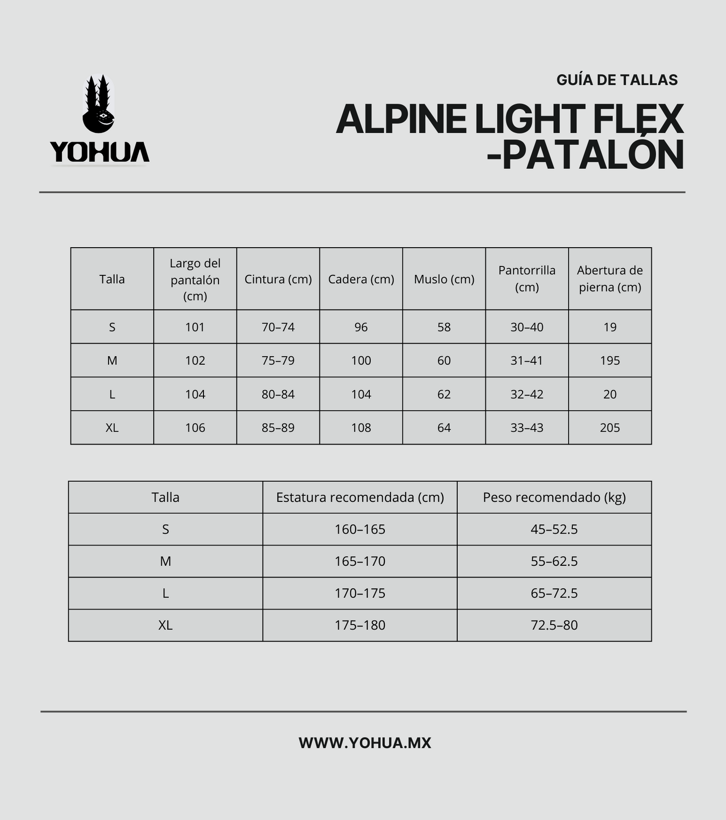 Alpine Light Flex Gris– Pantalones de Escalada de Nylon
