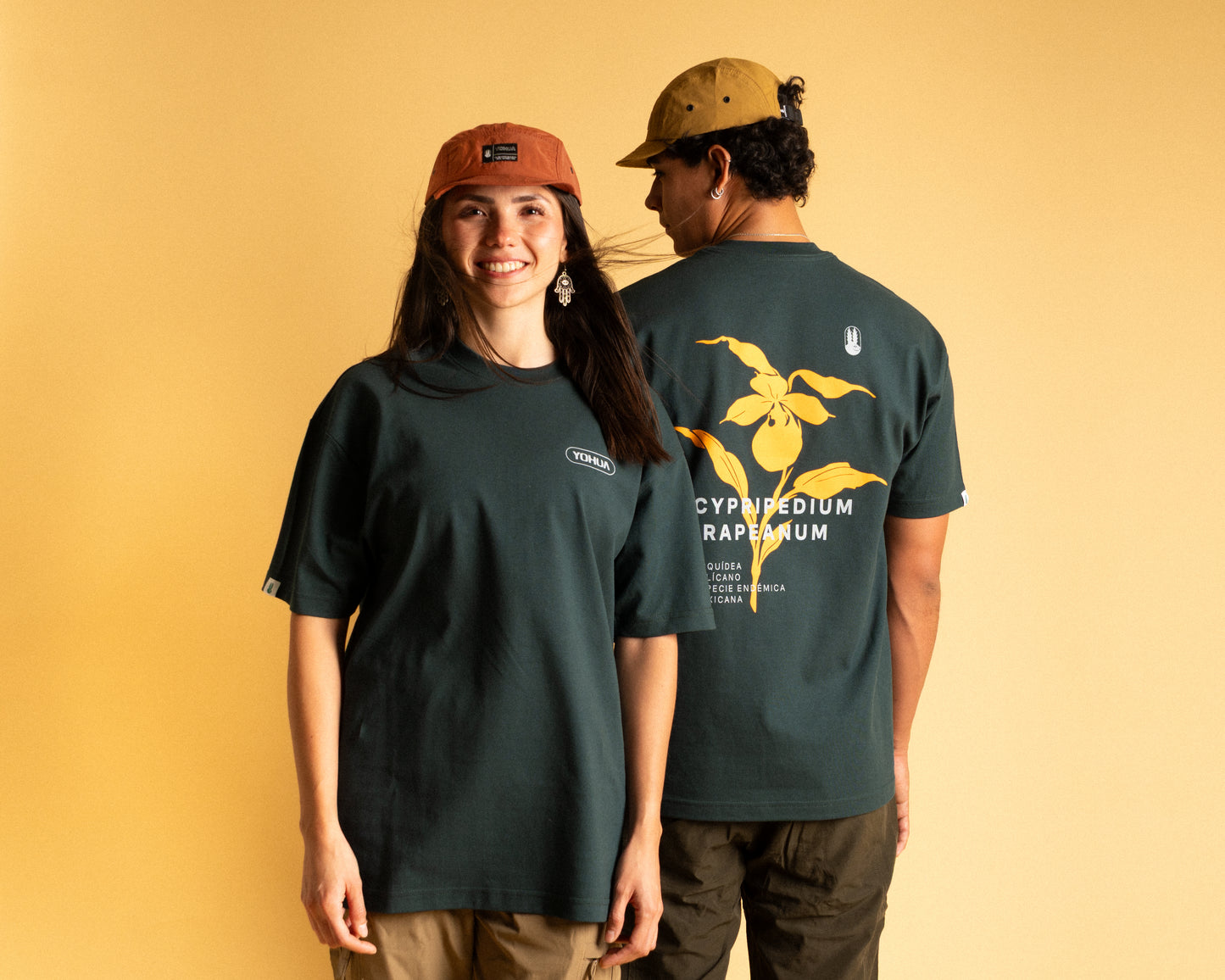 Yohua "Orquídea Pelícano" Heavyweight Tee | 265g