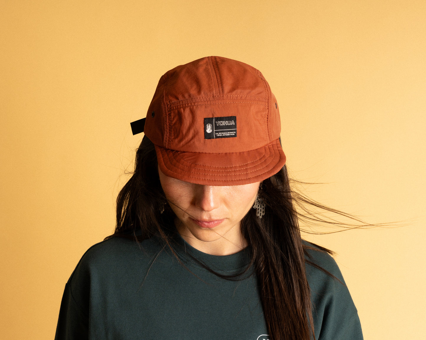 Yohua 5-Panel Flex-Brim | Ultraligera y Empacable | RED