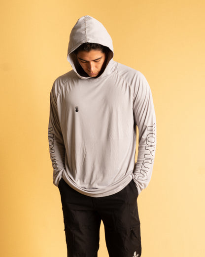 Sun Hoodie Yohua | Serie Híbrida UPF 50+ | Gris