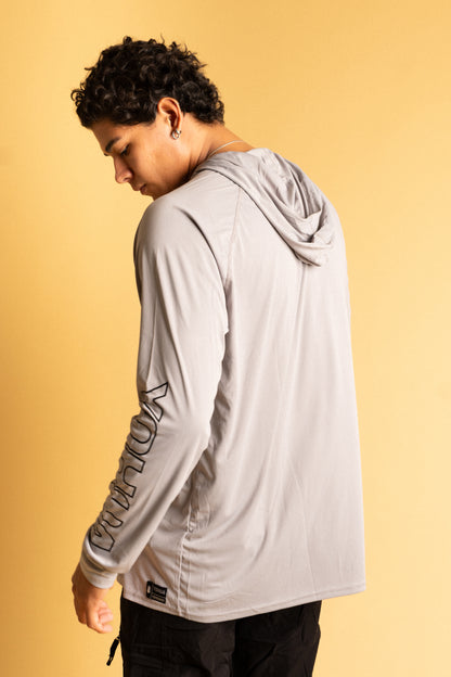 Sun Hoodie Yohua | Serie Híbrida UPF 50+ | Gris