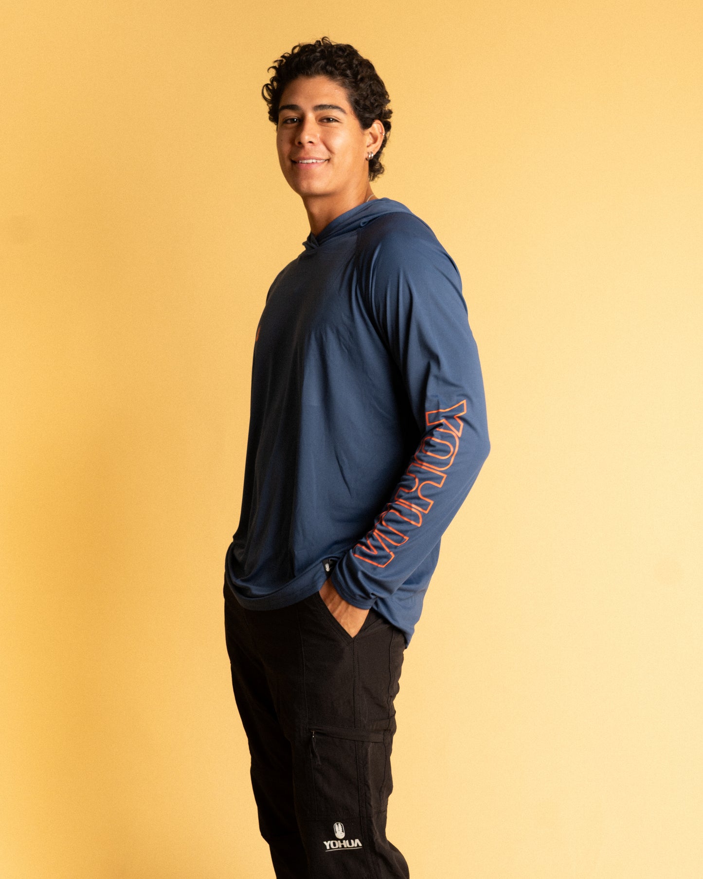 Sun Hoodie Yohua | Serie Híbrida UPF 50+ | Azul