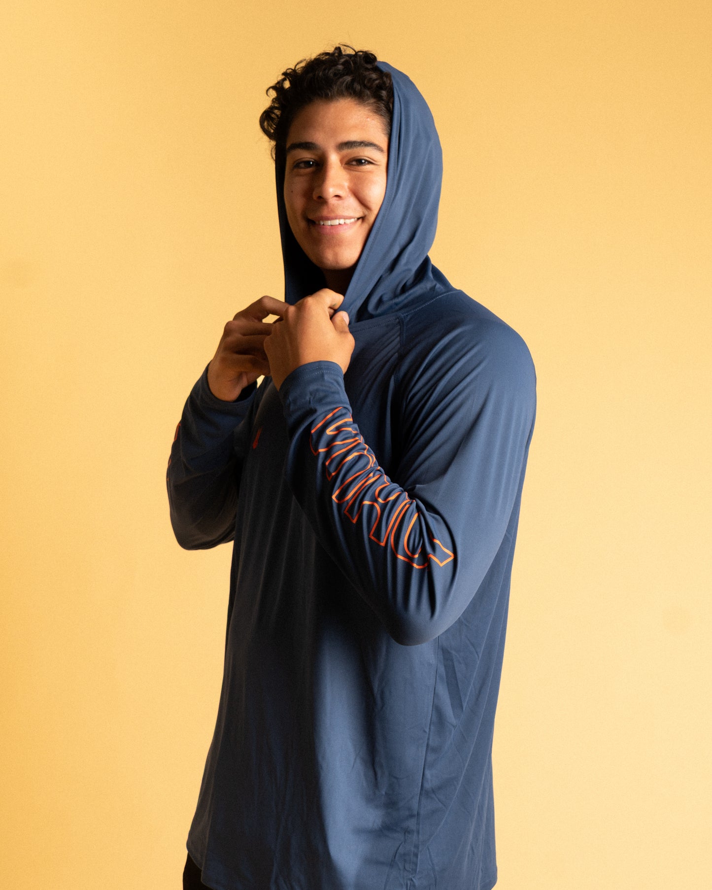 Sun Hoodie Yohua | Serie Híbrida UPF 50+ | Azul