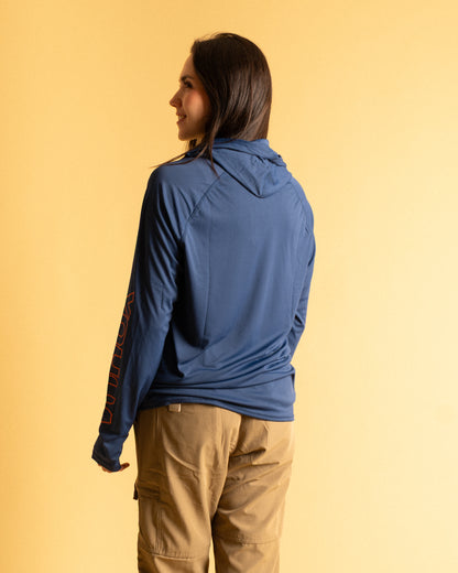 Sun Hoodie Yohua | Serie Híbrida UPF 50+ | Azul
